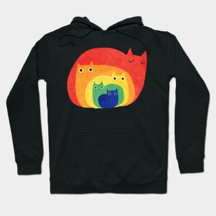 Rainbow cats Hoodie